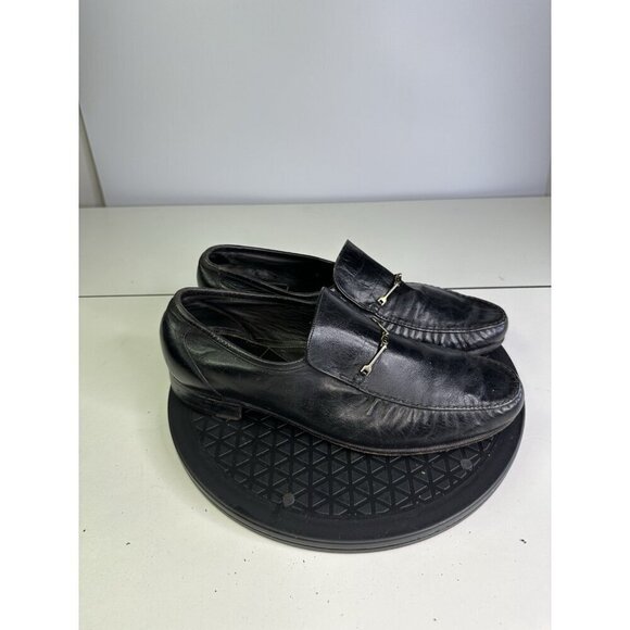 FLORSHEIM Royal Imperial Ritz Orn Strap Bit Loafers Mens 9 D  Florsheim Royal Imperial Mens 8.5 D Horsebit Loafers Dress Shoes Black Leather